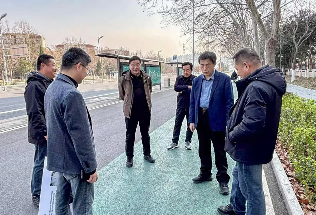 滨州市高铁片区建设指挥部领导考察市政基础建设情况